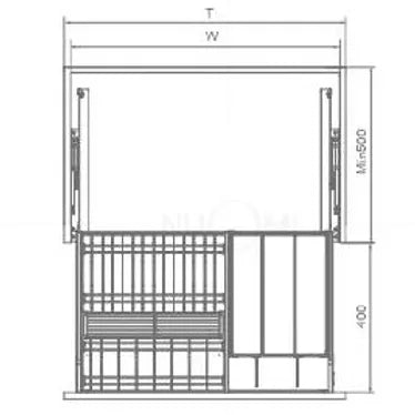 Three-side Multifunctional Basket