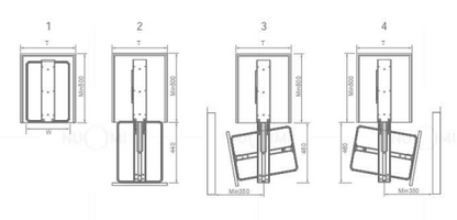 Revolving Tall Unit 5 Tiers