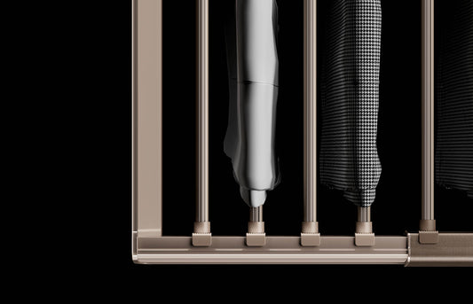 Violet pro soft-closing trouser rack