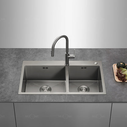 Kitchen Sink CARLOW Nano coating grey sink