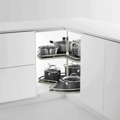 Champagne Rose Kitchen Series 270° Swiveling Shelf