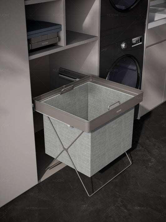 Balcony laundry storage